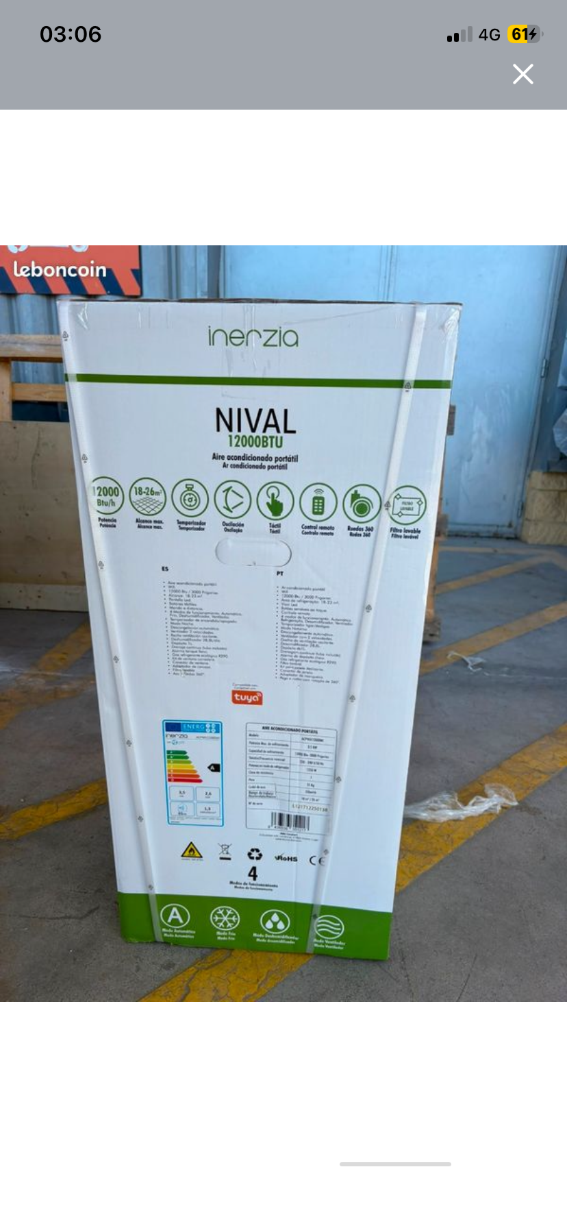 Climatiseur Nival 12 000 BTU – Confort et fraîcheur au quotidien