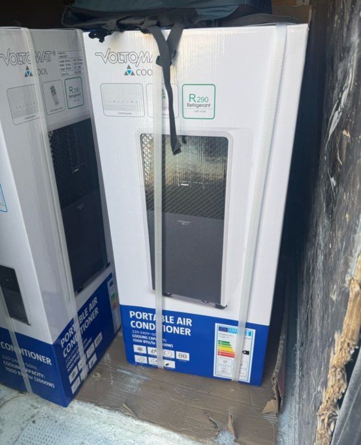 Climatiseur mobile Voltomat 7000 BTU – Excellent état – Refroidissement, ventilation et déshumidification