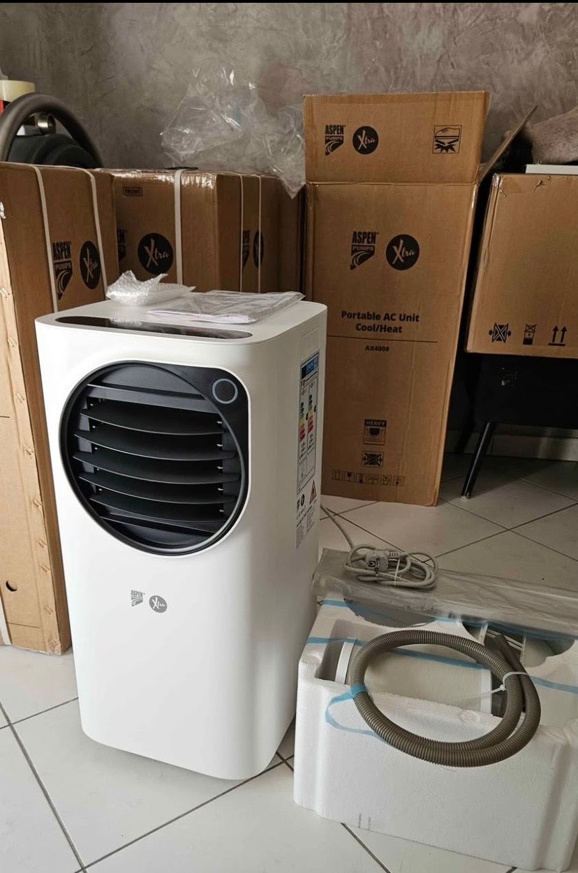 Climatiseur Mobile Réversible 9000 BTU – Froid & Chauffage – Portable avec Kit Fenêtre