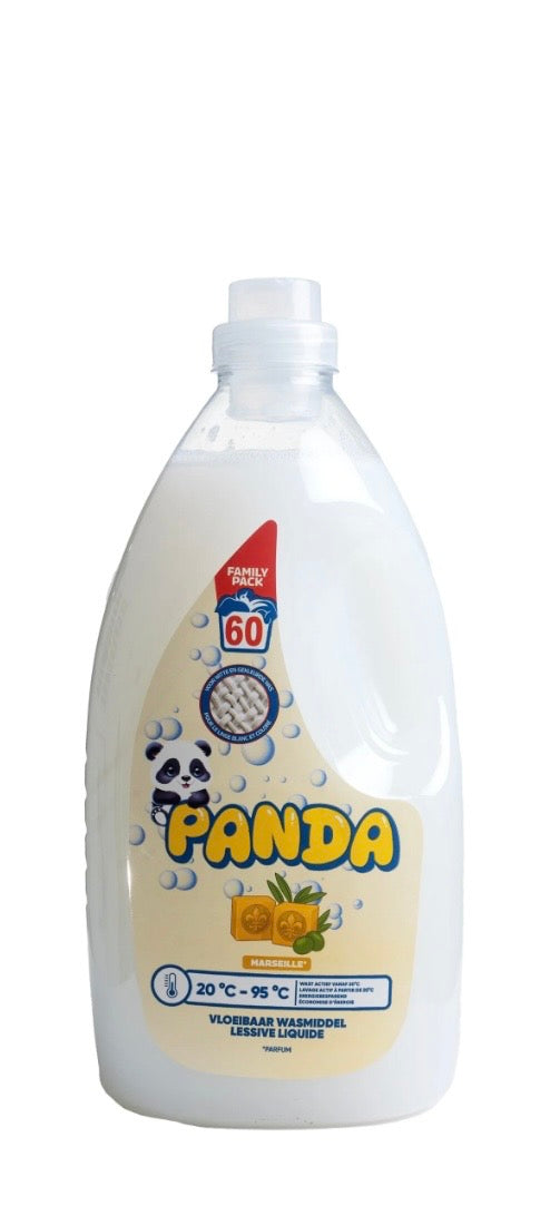 Lessive liquide Panda Marseille – Family Pack – 60 lavages