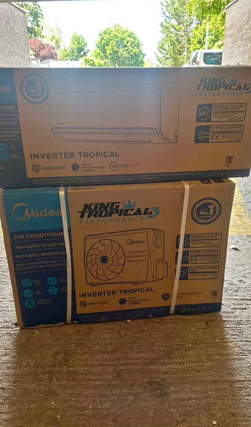 ❄️ Climatiseur Midea King Tropical Performance 18000 BTU Inverter – Neuf