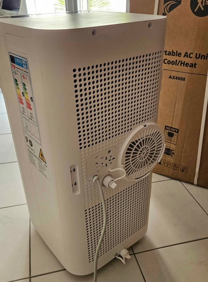 Climatiseur Mobile Réversible 9000 BTU – Froid & Chauffage – Portable avec Kit Fenêtre