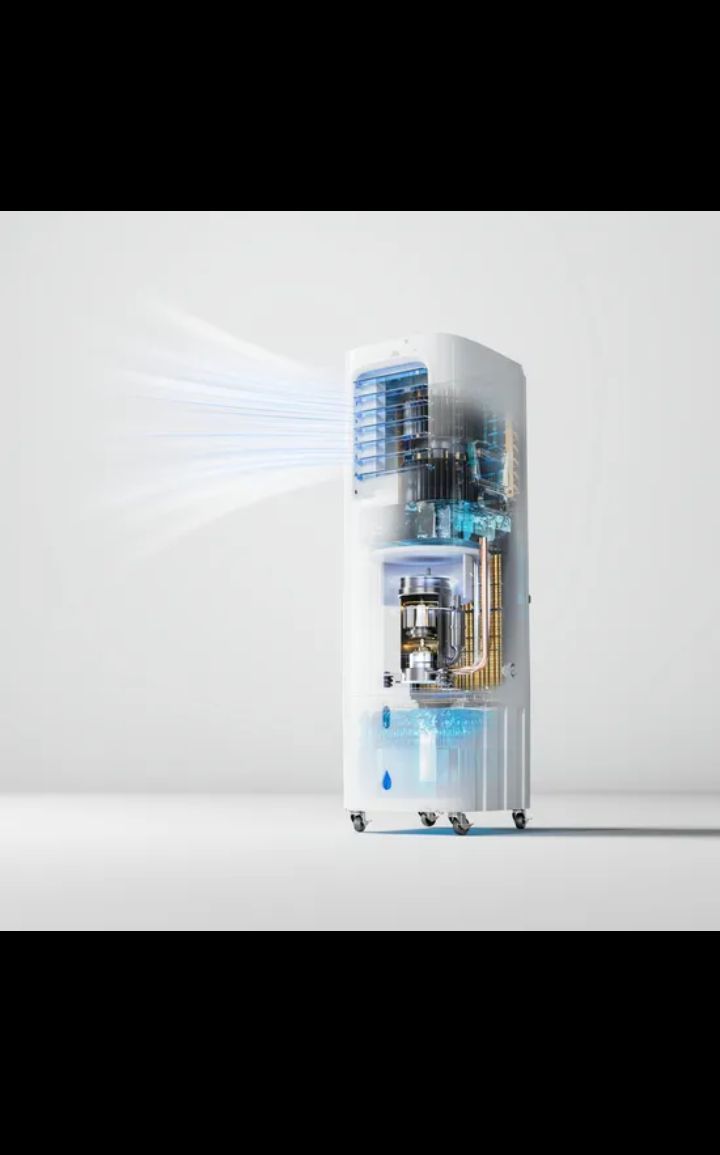 Climatiseur mobile très puissant capacité de refroidissement 7000BTU