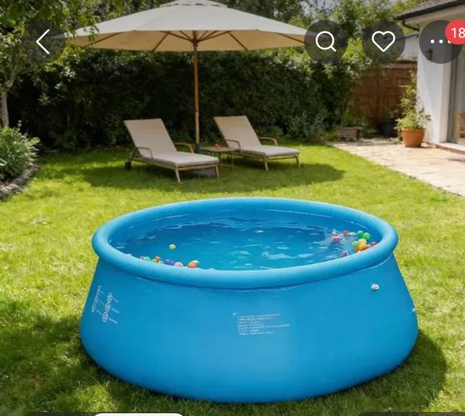 Piscine gonflable 1m.80 extérieur