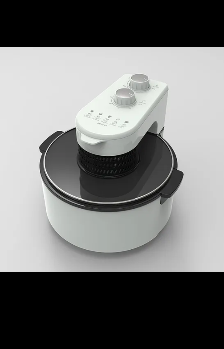 Friteuse à air électrique appareil de cuisine pour fruits, légume,pizza... Avec un panier antiadhésif
