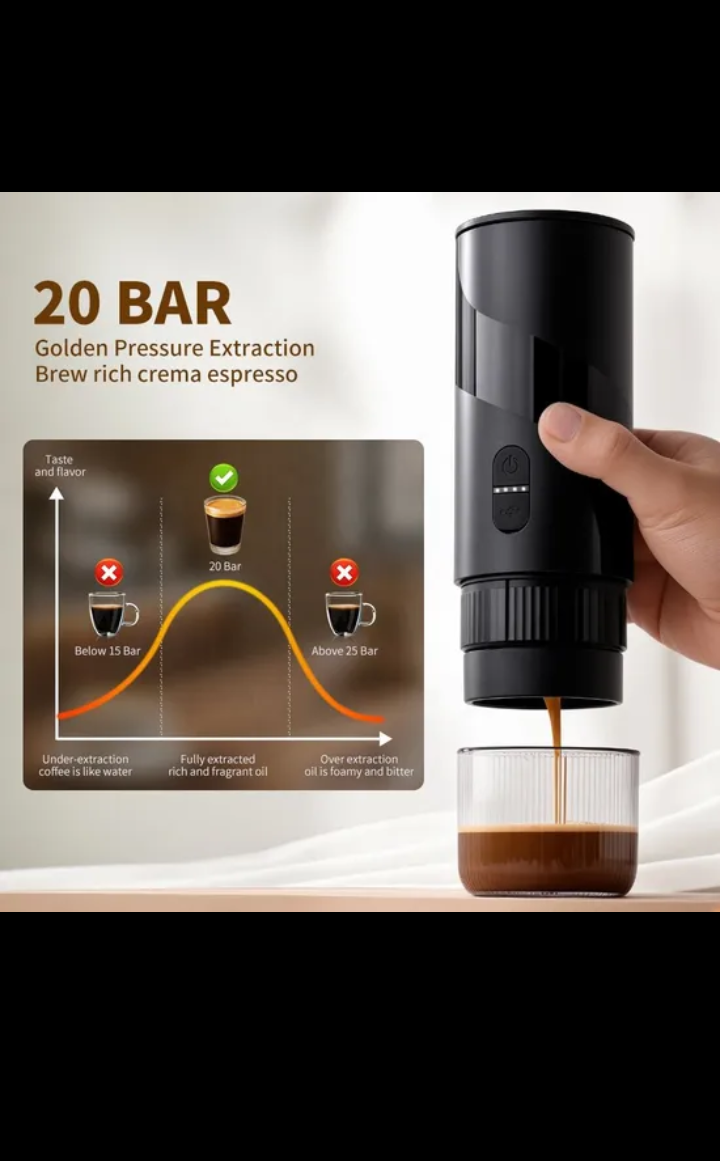 Machine à café portable automatique idéal pour voyage